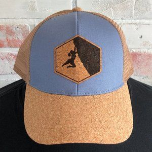 Rock Climber Unisex Cork Snap Back Vegan Hat